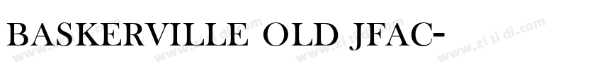 baskerville old jfac字体转换 baskerville old jfac字体转换